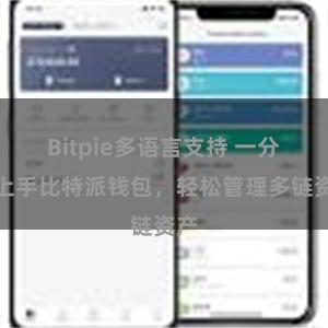 Bitpie多语言支持 一分钟上手比特派钱包，轻松管理多链资产