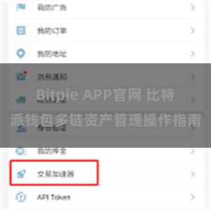 Bitpie APP官网 比特派钱包多链资产管理操作指南