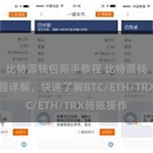 比特派钱包新手教程 比特派钱包转账教程详解，快速了解BTC/ETH/TRX转账操作