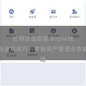 比特派国际版 Bitpie钱包使用技巧：多链资产管理全攻略