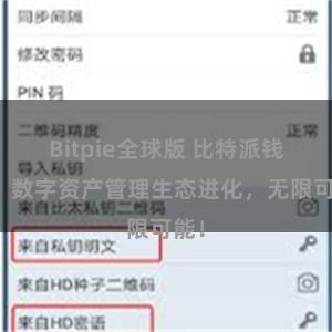 Bitpie全球版 比特派钱包：数字资产管理生态进化，无限可能！