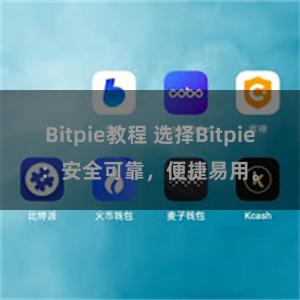 Bitpie教程 选择Bitpie：安全可靠，便捷易用。