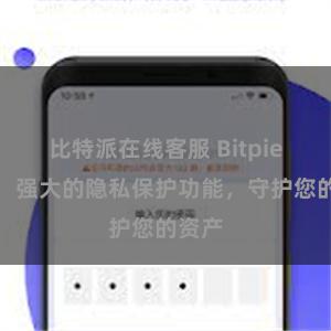 比特派在线客服 Bitpie钱包：强大的隐私保护功能，守护您的资产