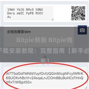 Bitpie转账 Bitpie钱包下载安装教程：完整指南【新手必看】