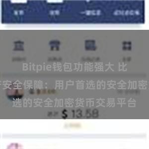 Bitpie钱包功能强大 比特派数字资产安全保障：用户首选的安全加密货币交易平台