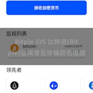 Bitpie iOS 比特派(Bitpie)官网常见诈骗防范提醒