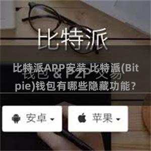 比特派APP安装 比特派(Bitpie)钱包有哪些隐藏功能？