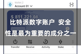   比特派数字账户  安全性是最为重要的成分之一