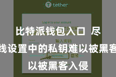   比特派钱包入口  尽管离线设置中的私钥难以被黑客入侵