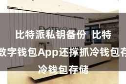 比特派私钥备份  比特派数字钱包App还撑抓冷钱包存储