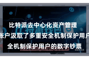 比特派去中心化资产管理  比特派数字账户汲取了多重安全机制保护用户的数字钞票